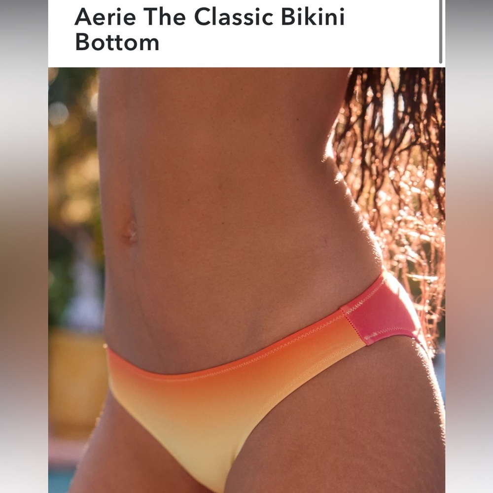 Aerie The Classic Bikini Bottom in Pink Punch